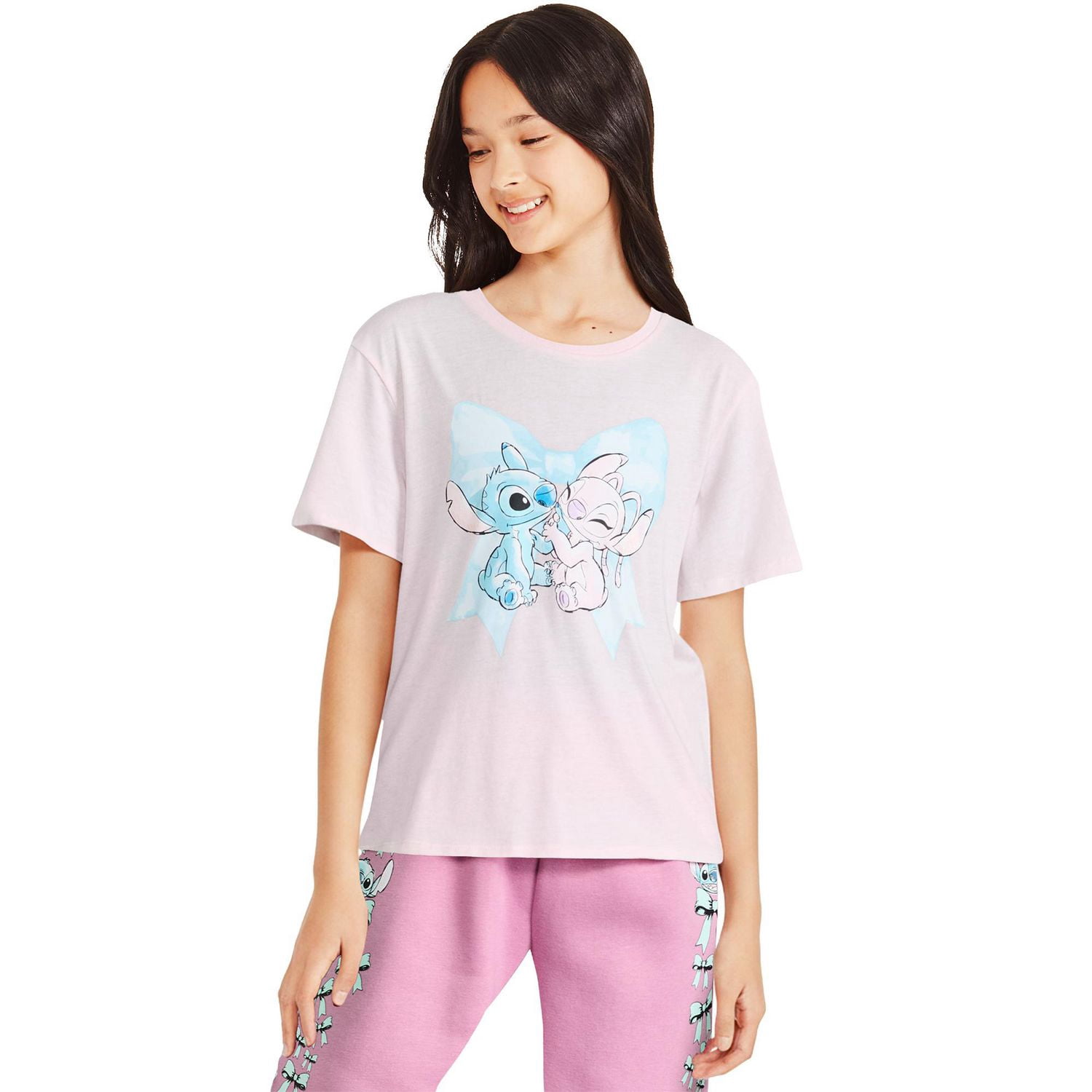 Disney Girls' Stitch Graphic T-Shirt