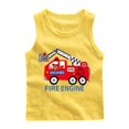 thumbnail image 1 of RXIRUCGD 2025 Vêtements d'Été pour Enfants Chemise de Base à Col Rond Sans Manches pour Garçons, 1 of 2