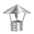 thumbnail image 2 of Luzkey 12inch Cône Bouchon de Cheminée en Acier Inoxydable avec Boulons Vis Coupe-Vent Rond Imperméable Accessoire Durable Cheminée Conduit de Cheminée Garde, 2 of 8