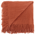 thumbnail image 1 of Bouclair Rust Mabel Throw 50x60 in (127x152 cm), 1 of 7