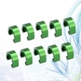 thumbnail image 2 of 10PCS Wire Clamps Tubing Clips Mountain Bike C Shaped Buckle Bike Line Pipe Fixing Pipe Clamp Line Clips Bike Brake Line Buckle (Green), 2 of 8