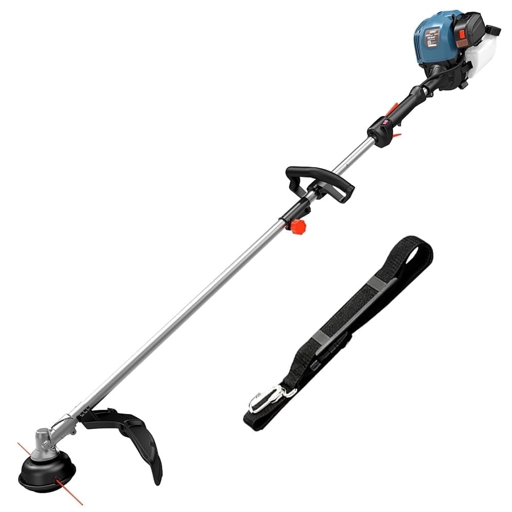 SENIX GTS4QL-L 26.5cc 4-Cycle Straight Shaft Gas Powered String Trimmer, 17.7" Cutting Width, Bump Feed, Weed Wacker