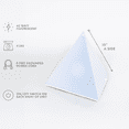 thumbnail image 4 of Northern Light Technologies Luxor - 10000 Lux Light Therapy Lamp - Full Spectrum Pyramid LED Lightbox Therapy Light for Natural Mood and Energy Enhancement, Sunlight Desk Lamp, White, 4 of 5