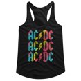thumbnail image 1 of AC/DC Hard Rock Band Music Group Multicolor Logos Womens Tank Top Tee, 1 of 1
