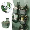 thumbnail image 1 of Nilvkv Plastic Shower Basket Kitchen Storage with Hooks for Bathroom Cosmetics Kitchen Items Vegetables Etc., 1 of 6