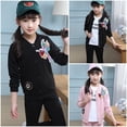 thumbnail image 2 of Kids Clothes Set Woodpecker Printed Long Sleeve Jacket & Pants for Girls, 2 of 5