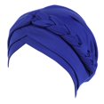 thumbnail image 2 of Aocisk Tied Headwrap Braid Head Wrap Cap for Women Ethnic Style Baseball Hat Blue One Size, 2 of 3