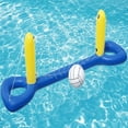 thumbnail image 3 of Inflatable Pool Volleyball Set & Basketball Hoops Handball Goal Water Sport Beach Toys Adult Children, 3 of 7