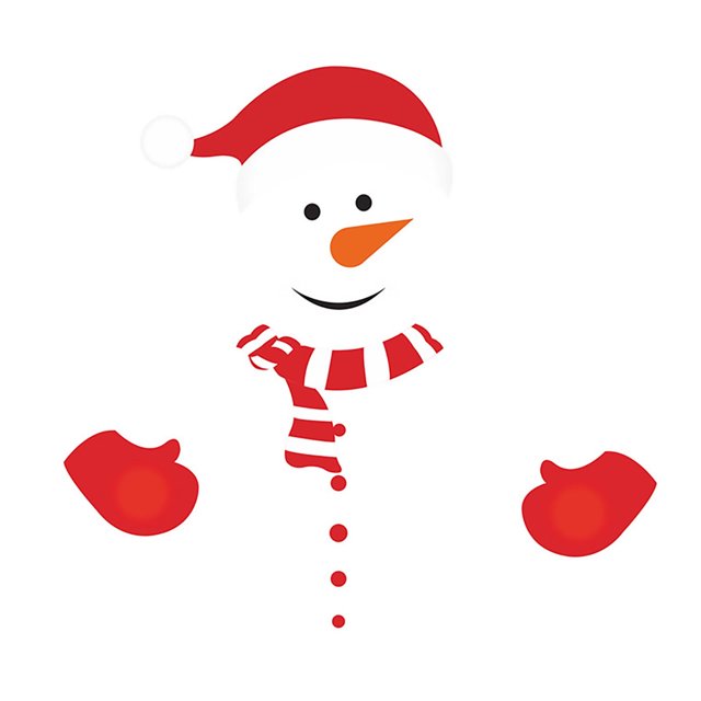RKSTN Fall Decorations for Home Christmas Decoration Snowman Expression Magnetic Refrigerator Sticker Holiday Decoration Garage Door Decoration Wall Sticker Decorations