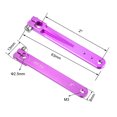 thumbnail image 3 of Unique Bras Servo en Aluminium Bargains Bras Unique 25T M3 Fil Violet, pour 2 Pouces Futaba, 3 of 5