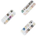 thumbnail image 3 of Thinsony Natural Conch Chip Nail Sticker Set High Brightness Nail Decals Kit Manicure Beauty Supplies 2 1Set, 3 of 6