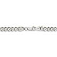 thumbnail image 3 of Sterling Silver 7mm Curb Chain (Weight: 54.28 Grams, Length: 30 Inches), 3 of 4