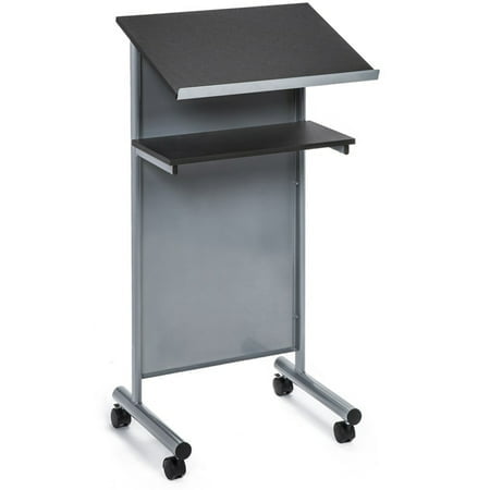 Audio-Visual Direct Mobile Wheeled Lectern / Podiu