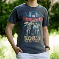 thumbnail image 2 of Batman and Robin Classic Duo Men's T-Shirt-3XLarge, 2 of 2