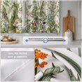 thumbnail image 4 of Lemon Kitchen Curtains - Spring Country Farmhouse Rustic Nature Fruit Leaves Short Cafe Tier Curtains for Living Dining Room Decor Rod Pocket Window Drapes 36 Inch Length 2 Panels Set, 4 of 5