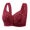 thumbnail image 3 of Plebaso 2 Pack Everyday Bras for Women Front Closure No Underwire Comfort Bras Ladies Full Coverage Bralettes, 3 of 4