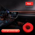thumbnail image 1 of Car Cold Atmosphere Lamp Interior Guide Led Atmosphere Lamp El Luminous Line 5 Meters + Wire Drive Universal Car Decorative Lamp, 1 of 2
