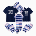 thumbnail image 1 of PatPat Pyjama Familial de la Saint-Valentin à Manches Courtes, Ensemble Assorti à Imprimé de Cœurs, 1 of 7