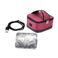 thumbnail image 3 of Abbracc Heated Lunch Box Food Heating Bag Meals Reheating with Zipper Electric Lunch Box red, 3 of 9