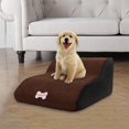 thumbnail image 3 of Almencla Dog Stairs for Sofa Bed, 2 Steps Pet Stairs, Easy Climb Dog Ramp Steps, Washable Coffee, 3 of 8