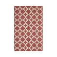 thumbnail image 1 of Modway Cerelia Treillis Marocain Tapis Intérieur et Extérieur 5 x 8 Pieds, Rouge/beige, 1 of 9