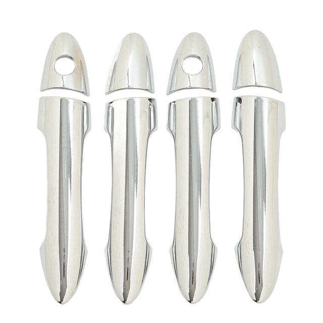 Outside Door Handle Cover, Durable 8 Pcs Anti Scratch Exterior Door Handle Cover For Car