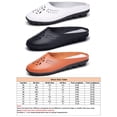 thumbnail image 2 of Woobling Womens Mules & Clogs Slip On Loafers Closed Toe Slides Lightweight Flats Work Slippers Orange 8, 2 of 8