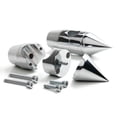 thumbnail image 1 of Krator New Chrome Motorcycle 1" Handlebar 2.25" Risers Compatible with Harley Davidson Street Glide, 1 of 4