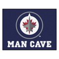 thumbnail image 1 of NHL Winnipeg Jets Man Cave Rug, 1 of 3