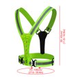 thumbnail image 2 of PVCS Gilet de Course Réfléchissant à DEL avec Lumières de Sécurité Haute Visibilité, Équipement Réfléchissant Rechargeable par USB, 2 of 8
