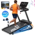 thumbnail image 1 of MERACH 3.5HP Treadmill with 15% Auto Incline, Folding Treadmill for Home with Bluetooth Speaker, APP, 350 lbs Capacity, 1 of 9