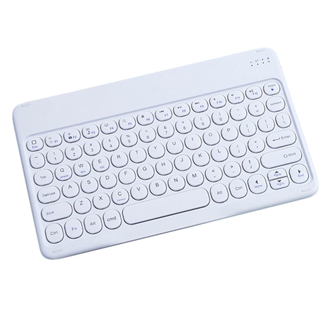 Clavier de Machine à Écrire Sans Fil Portable Bluetooth Couleur Clavier d'Ordinateur, Mini Machine à Écrire Rétro Sans Fil Compacte au Design Flexible Clavier, Design Compact Ultra-Mince