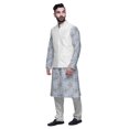 thumbnail image 2 of Atasi Ensemble Kurta Pyjama Ethnique Classique à Manches Longues Imprimé pour Hommes Tenue Décontractée, 2 of 5