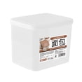 thumbnail image 2 of Kcavykas Canada Day,open Season Airtight Bread Storage Containers Bread Box Plastic Reusable Loaf Cake Clear Bread Dispenser Fresh Bread Organizer Bin, 2 of 7