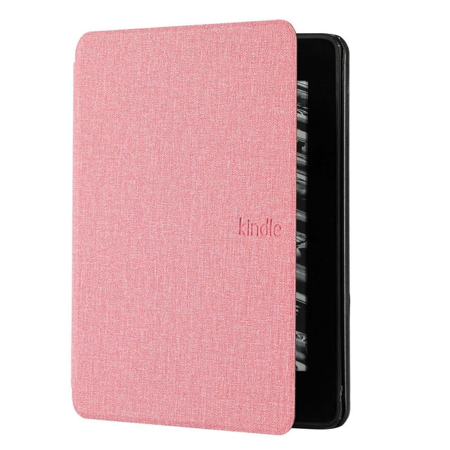 Étui Kindle Paperwhite - Couverture Durable Imitation Peau en Rose avec Fonction de Mise en Veille/réveil Automatique, Conçue pour Kindle Paperwhite 11e Génération 6,8 Pouces et Édition Signature 2021. un Accessoire Tablette Haut de Gamme avec Extérieur en Cuir PU Imperméable, Intérieur en Microfibre Anti-Rayures et Fermeture Magnétique pour une protection Sécurisée.