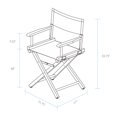 thumbnail image 2 of Casual Home 18"" Director's Chair White Frame with Green Canvas, 2 of 2