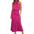 thumbnail image 1 of Ketyyh-chn99 Robes de Soirée Formelles pour Femmes Robe de Cocktail Femme Mode Élégante Robe de Soirée pour Dames Rose Vif,P, 1 of 5