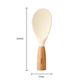 thumbnail image 2 of Carote Standing Silicone Rice Spoon Paddle – Heat Resistant, Anti-Scalding Rice Scooper, Versatile Serving Spoon for Rice and Potato, White, 2 of 3