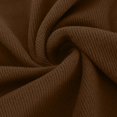 thumbnail image 3 of Swstbby Liquidation d'Automne! Hauts d'Automne pour Femmes Grande Taille, Chandail à Capuche à Manches Longues Col Rond Couleur Unie Café m, 3 of 4