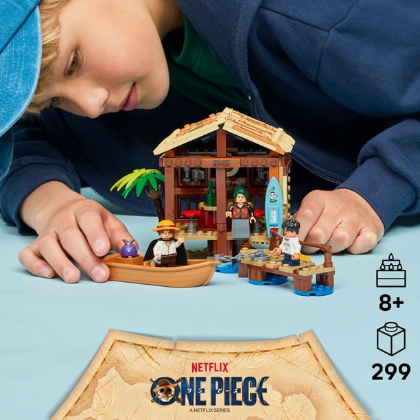 LEGO ONE PIECE Windmill Village Hut Building Blocks - Pretend Play