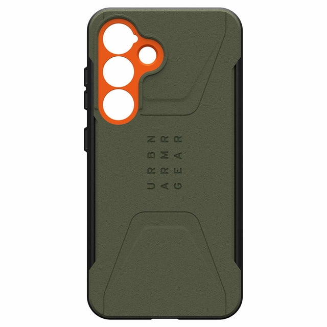 UAG Civilian Pro Rugged Case Olive Drab/Orange for Samsung Galaxy S25