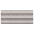 thumbnail image 1 of 2-ft x 5-ft Wicklow Canvas Woven Low Profile Non-Slip Grey Floor Mat Runner, 1 of 6