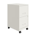 thumbnail image 2 of 18" 2 Drawer Mobile Smart Vertical File Cabinet, Pearl White, 2 of 8