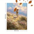 thumbnail image 3 of Toile Murale Pastorale d'Agneau Berger 15,75 X 11,81 Pouces, 3 of 8