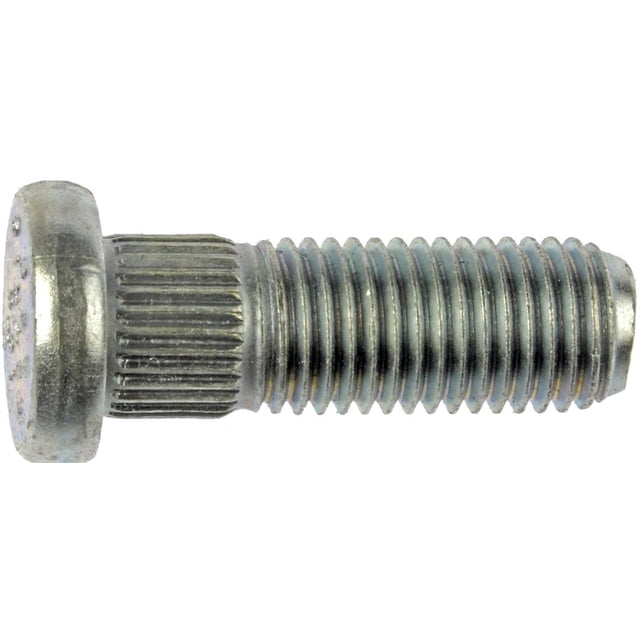 Dorman Wheel Stud 610-269.1 AutoGrade; OE Replacement; 0.354 Inch Shoulder Length; 0.481 Inch Knurl Diameter; Bagged; M12-1.50 Thread Size; Right Hand Thread; Serrated Without Clip Head; Single