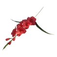 thumbnail image 4 of Artificial Gladiolus Flower Artificial Flower Wedding Flower with Stem for Party Red, 4 of 9