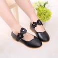thumbnail image 1 of Children Kid Baby Girls Solid Flower Student Single Soft Dance Princess Shoes, 1 of 9