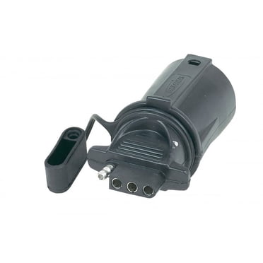 Hopkins Adaptateur de Connecteur de Câblage de Remorque MFG 47355 à Brancher Simple; Lame 7 Voies vers 4 Plates; Conception Ergonomique 1 Pce