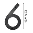 thumbnail image 2 of EGNMCR 5 Inch Modern Metal House Numbers Black Door Number House Address Letters And Numbers For Outside Signs Door number sign, 2 of 5
