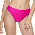 thumbnail image 3 of B91xZ Women High Waisted Bikini Bottom Tummy Control Bathing Swimsuit Bottoms Full Coverage Swim Bottoms,Hot Pink S, 3 of 4